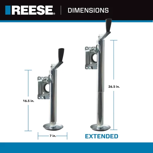 Vista 2 de Reese Towpower 74413 Remolque Soporte Giratorio Elevador