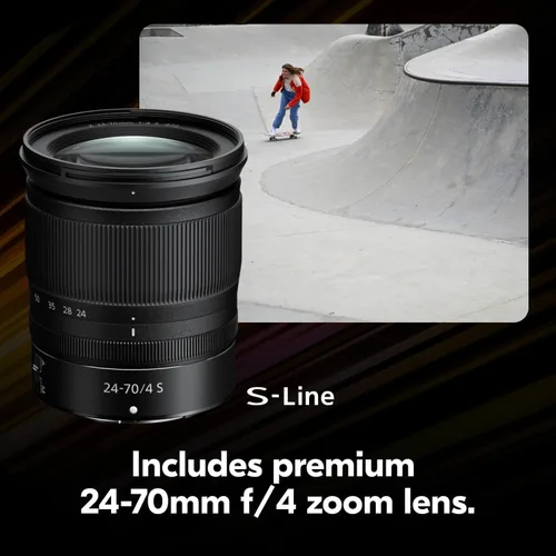 Vista 15 de Nikon Z6 III con lente de 24-70 mm f/4 Cámara sin espejo de fotograma completo para fotos fijas/vídeo con grabación interna RAW de 6K/60p
