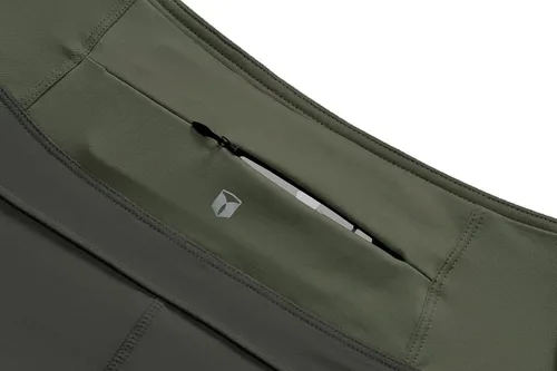 Vista 6 de Tough Mode - Pantalones cortos para mujer, ligeros, con forro de malla, 3 pulgadas, bolsillo con cremallera, para hacer ejercicio, correr