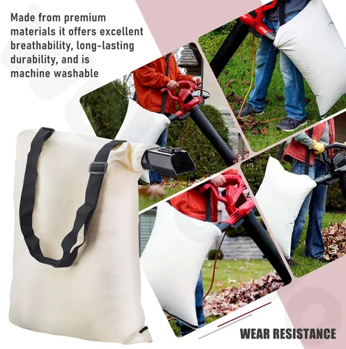 Vista 5 de 127-7040 Soplador de hojas Bolsa de vacío para soplador de hojas Toro reemplazo 108-8994 137-2336, compatible con 51436 51563 51581 51594 51599