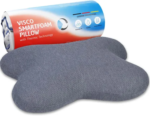 Vista 8 de Almohada para dormir lateral ACAMAR Aloe Vera Soporte de espuma viscoelástica para aliviar el dolor Funda de almohada para cuidado de la piel