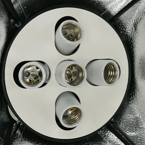 Vista 2 de ePhoto - Kit de iluminación continua de cámara de luz diurna CFL, kit de luz diurna perfecta con soporte de pluma, kit de iluminación