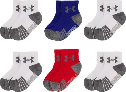 Vista 5 de Under Armour Boys' Multi Pack Quarter Sock