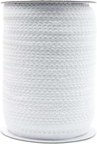 Vista 16 de Bristlegrass Picot Loop - Banda elástica para coser de 1/2 pulgada, 0.512 in, corona de carrete con volantes, cinta elástica para atar el cabello