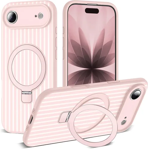 Vista 113 de SKYLMW Funda diseñada para iPhone 11 con soporte magnético invisible Compatible con Mag-Safe, a prueba de caídas de grado militar, a prueba