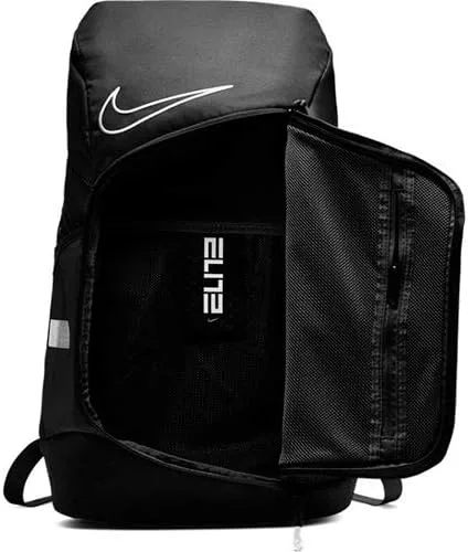 Vista 4 de Mochila Nike Elite Pro BA6164 de baloncesto, talla única, Negronegroblanco), NKBA6164-010