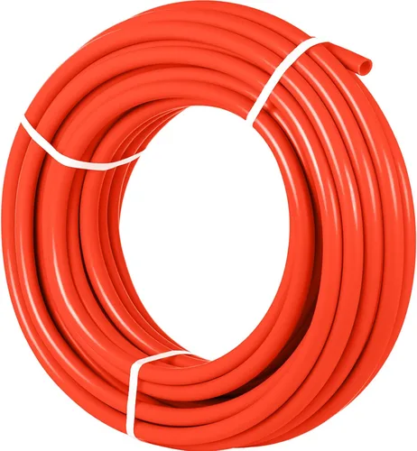 Vista 9 de Happybuy Barrera de oxígeno 1/2 pulgada 300 pies tubo bobina EVOH PEX-B tubo, para calefacción de suelo radiante comercial residencial, rojo