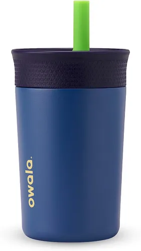 Vista 10 de Owala Vaso de 12 oz. - Acero Inoxidable - Badge Buddy