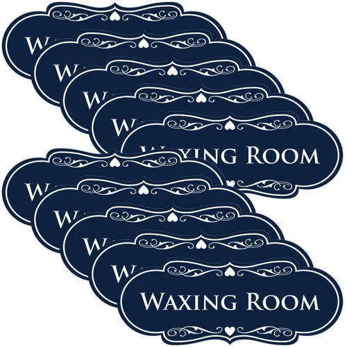 Vista 32 de Designer Waxing Room Sign (negro) - Pequeño 1 paquete