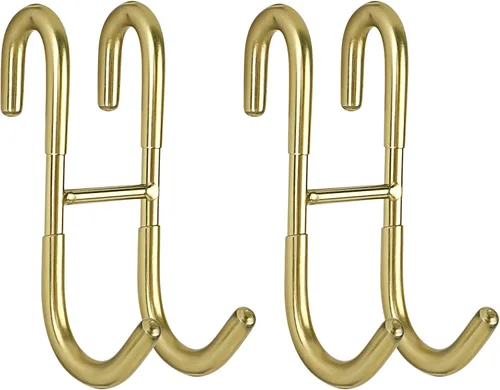 Vista 14 de Simtive Ganchos para Puerta de Ducha (Paquete de 2), Ganchos para Toallas para Baño de Vidrio Sin Marco para Squeegee, Negro