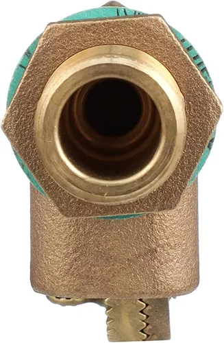 Vista 7 de Watts Serie 750 Válvula de flotador de bronce resistente de 3/4 ", entrada roscada NPT hembra, brida mecanizada, brazos dentados, sellos