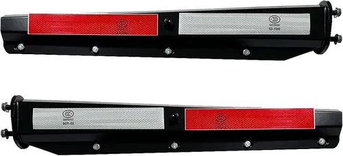 Vista 7 de BST BSSP Par Universal de Guardabarros Negros HD para Salpicaduras y Lodo con Soporte para Mudflaps de Servicio Pesado, Muelles Rectos para Camiones