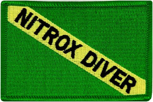 Vista 9 de Parche bordado de 100 inmersiones para buceo, emblema de bandera de buceo, recuerdo
