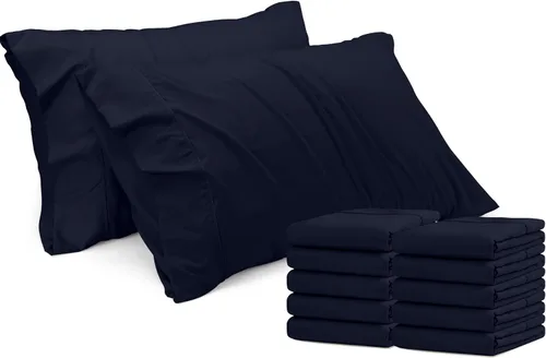 Vista 21 de Utopia Bedding - Juego de 4 fundas de almohada tamaño estándar, con cierre de sobre, tela de microfibra cepillada suave, resistentes al encogimiento