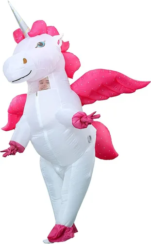 Vista 3 de GOPRIME Winged Unicorn Costume,Adult