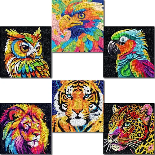 Vista 11 de UiSdfuy Kits de arte de diamantes para niños, artes y manualidades de 8, 9, 10, 11 y 12 años, arte de diamantes para niños, arte de gemas paquete