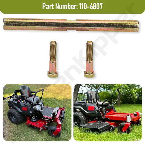 Vista 5 de KitchenKipper 110-6807 Eje transversal y pernos 324-8 compatibles con cortacésped Toro Zero Giro, compatible con los modelos 74360 74363 74365 74366