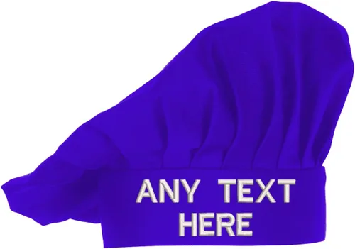 Vista 8 de Sombrero de chef personalizado - Nombre personalizado - Color - Fuente - Hilo