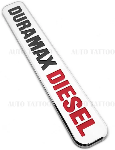 Vista 3 de 2X calcomanías emblema Duramax diésel de 6.6l Allison para guardabarros, puerta, capó, compuerta trasera, calcomanía, insignia, placa