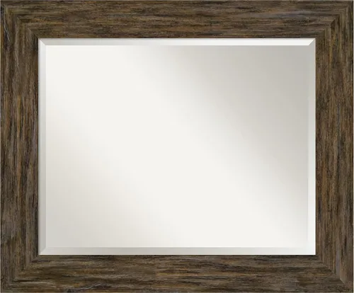 Vista 10 de Amanti Art Bathroom Mirror for Over Sink, Vanity Mirror, Wood Frame, Hangs Horizonally and Vertically, Bathroom Wall Decor, Beveled Edge
