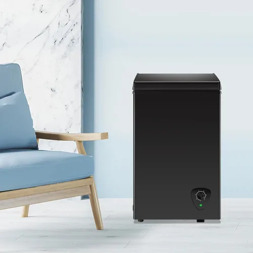 Vista 7 de WANAI - Congelador de pecho mini congelador profundo con capacidad compacta congeladores de congelación rápida para el hogar, oficina, dormitorio