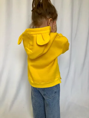 Vista 3 de QLIPIN Sudadera unisex con capucha para bebé, sudadera de manga larga