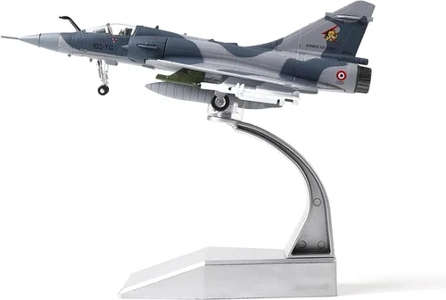 Vista 3 de NUOTIE Dassault Mirage 2000 1/100 Metal Avión Modelo de la Fuerza Aérea Francesa 1. Mirage 2000