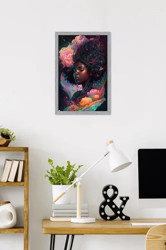 Vista 2 de Trends International Wumples - Beautiful Profile 3 Wall Poster, 22.4L x 14.7W, Gray Framed Version
