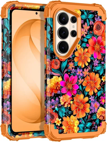 Vista 71 de Rancase para Galaxy S25, Funda de tres capas, protección resistente a los golpes, paraguas de plástico duro + funda protectora de goma de silicona