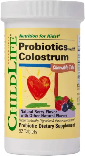 Vista 8 de CHILDLIFE ESSENTIALS ChildBiotics con calostro, 92 comprimidos