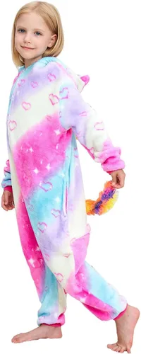Vista 3 de Disfraz de unicornio para niñas, disfraz de Halloween, Navidad