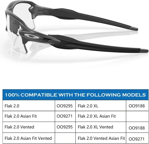 Vista 3 de Kits de goma de repuesto para Oakley Flak 2.0 OO9295 Flak 2.0 XL OO9188