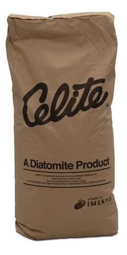 Vista 4 de BVV Celite 545 Tierra de diatomeas (grado de códice alimentario) Bolsa de 4,5 micrón-50 libras