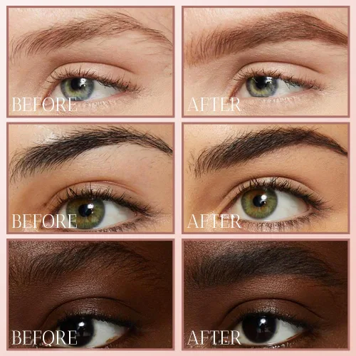 Vista 5 de 2 bolígrafos Microblading para cejas, 2026 nuevo lápiz de cejas impermeable 3D con 4 puntas, maquillaje de cejas natural de larga duración, lápiz