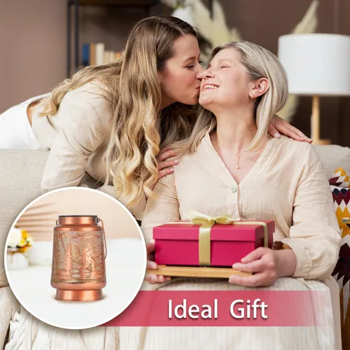 Vista 3 de Bigfoot - Faroles solares colgantes impermeables para exteriores, luces solares colgantes de pie grande, regalos para hombres y mujeres, faroles LED