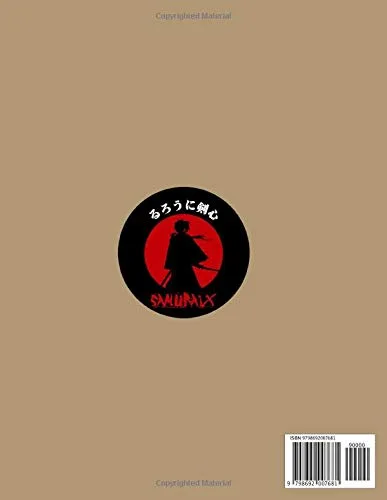 Vista 2 de Notebook Rurouni Kenshin Wandering Samurai Notes cornell, 8.5 inch x 11 inch, 110 Pages.