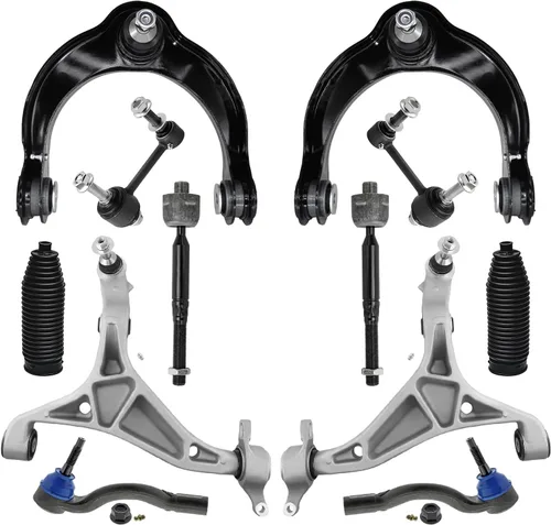 Vista 32 de Detroit Axle - Kit de extremo de 12 piezas para Ford Explorer Mercury Mountaineer 1998-2001 1999 2000, 2 brazos de control delanteros superiores