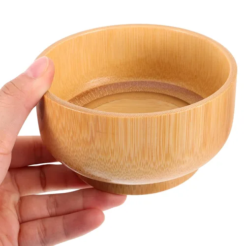 Vista 7 de Juego de cuencos de mezcla de máscara facial de madera para damas, cuidado de la piel facial, mezcla de arcilla, kit de tazón de máscara facial