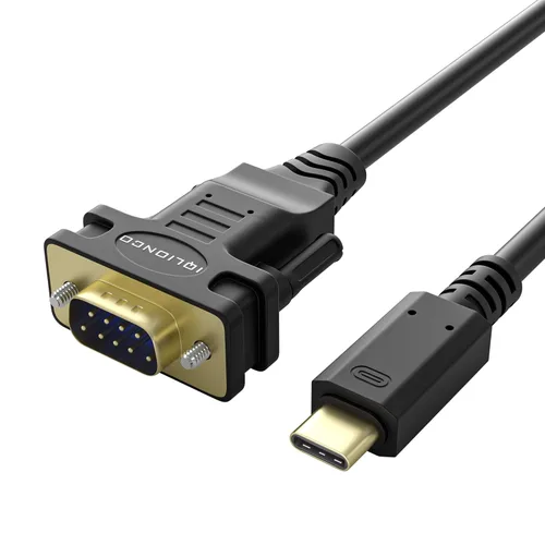 Vista 10 de Adaptador USB a RS232 de 12 pies con chipset FT232RL, cable serie USB 2.0 hembra compatible con Windows 11,10, 8, 7, Vista, XP, 2000, Linux y Mac