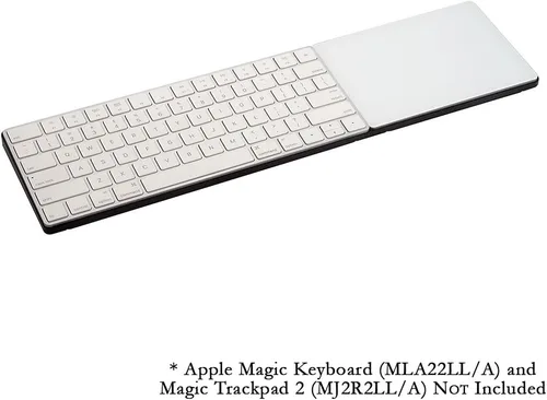 Vista 3 de CraftMaster Bandeja de unión para Apple Magic Keyboard y Apple Magic Trackpad - Soporte de base metálica que controla tu iMac o portátil de manera