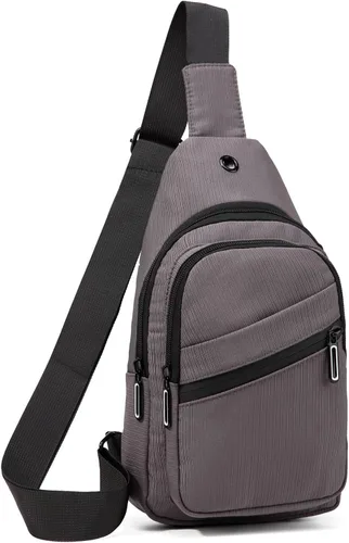Vista 22 de EVANCARY - Mochila pequeña tipo bandolera para mujeres y hombres, mochila de pecho tipo bandolera para viajes, senderismo y actividades al aire libre