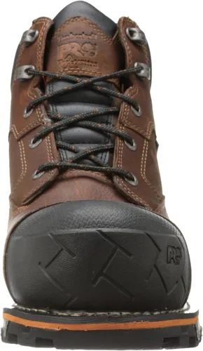 Vista 2 de Timberland PRO Botas de trabajo industriales para hombre de 6.0 pulgadas, Boondock, con puntera de composite, impermeables y aisladas Marrón