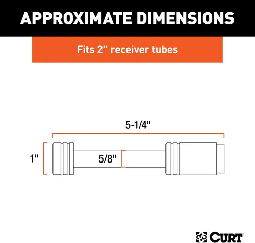 Vista 6 de CURT Paquete de enganche y bloqueo de remolque para Subaru Crosstrek