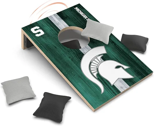 Vista 42 de SOAR Juego de Cornhole de mesa NCAA y altavoz Bluetooth