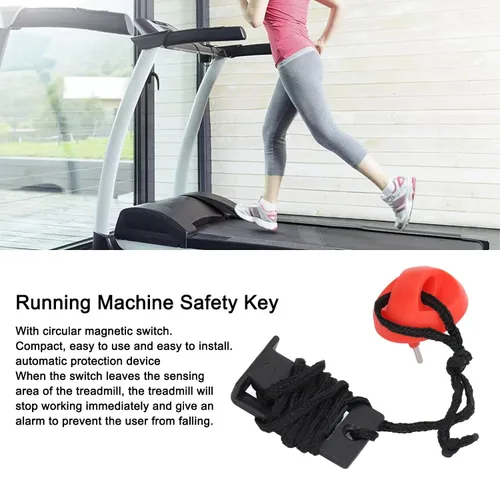 Vista 6 de Cintas de correr de repuesto para llaves de seguridad, 1 unidad universal para cinta de correr, llave magnética compatible con Nordictrack, Proform
