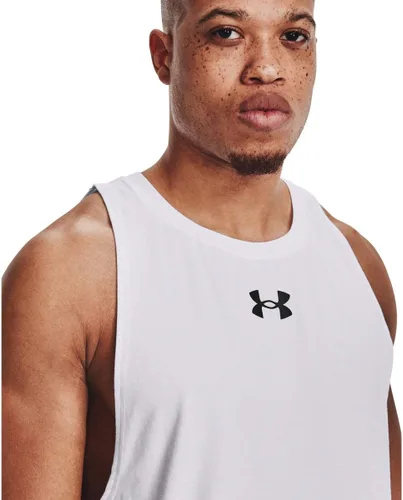 Vista 6 de Under Armour Camiseta sin mangas de algodón Baseline para hombre