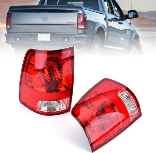 Vista 8 de Luz Trasera de Tipo Halógeno Compatible con Dodge Ram 1500, 2500, 3500 de 2009-2018 Modelo NO-LED Conjunto de Lámpara Trasera del Lado del Conductor