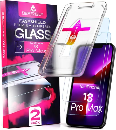 Vista 33 de Defenslim Protector de pantalla para iPhone XS Max (paquete de 2), kit de instalación de fácil alineación automática, vidrio templado de 6.5