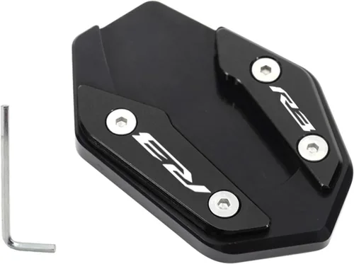 Vista 27 de Soporte de extensión lateral de pie para motocicleta para Yamaha YZF R3 R25 MT03 MT25 2019 2022 MT 03 25 R 3 25 (color: MT03 azul)