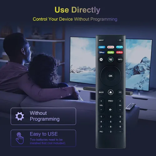 Vista 7 de XRT140R - Control remoto de repuesto compatible con VIZIO SmartCast TV M50Q7-H1 M55Q7-H1 M55Q8-H1 P85QX-H1 M65Q7-H1 M65Q8-H1 M506X-H9 M506XH9